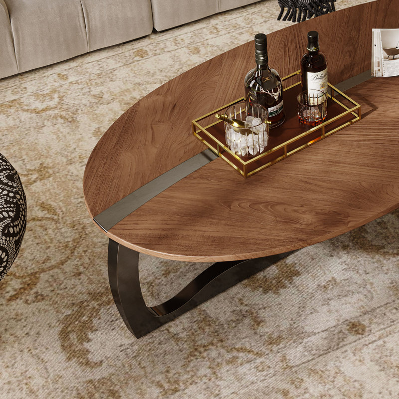 Hokku Designs Jessamyn Mid-Century Modern Coffee Table with